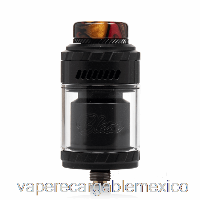 Vape Recargable Thunderhead Creations Blaze Solo 25 Mm Rta Negro Mate